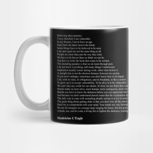 Madeleine L'Engle Quotes Mug